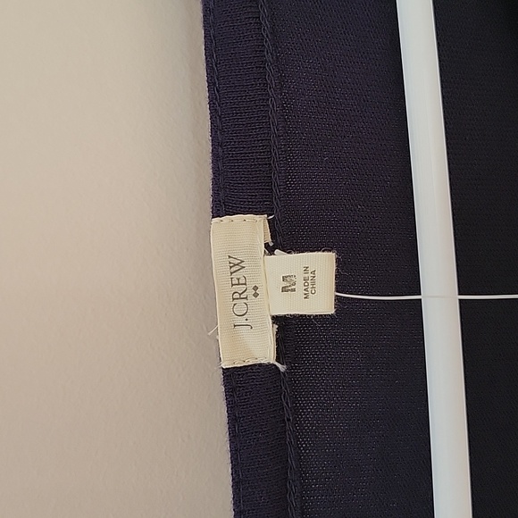 J Crew two tone dress size Medium NWT Orange and navy - Picture 2 of 9